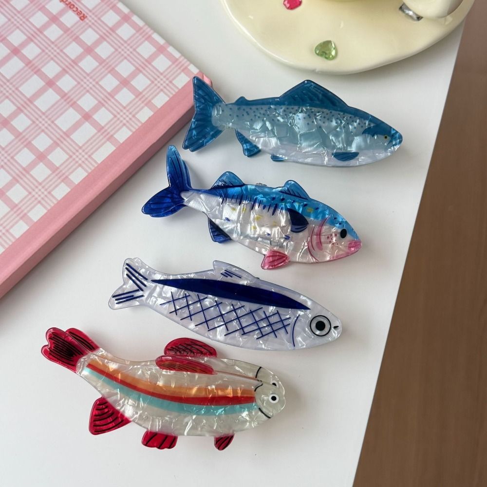 The Korean Lifestyle - Haarspeld Oceaan Dier Haarklem Pvc Tonijn