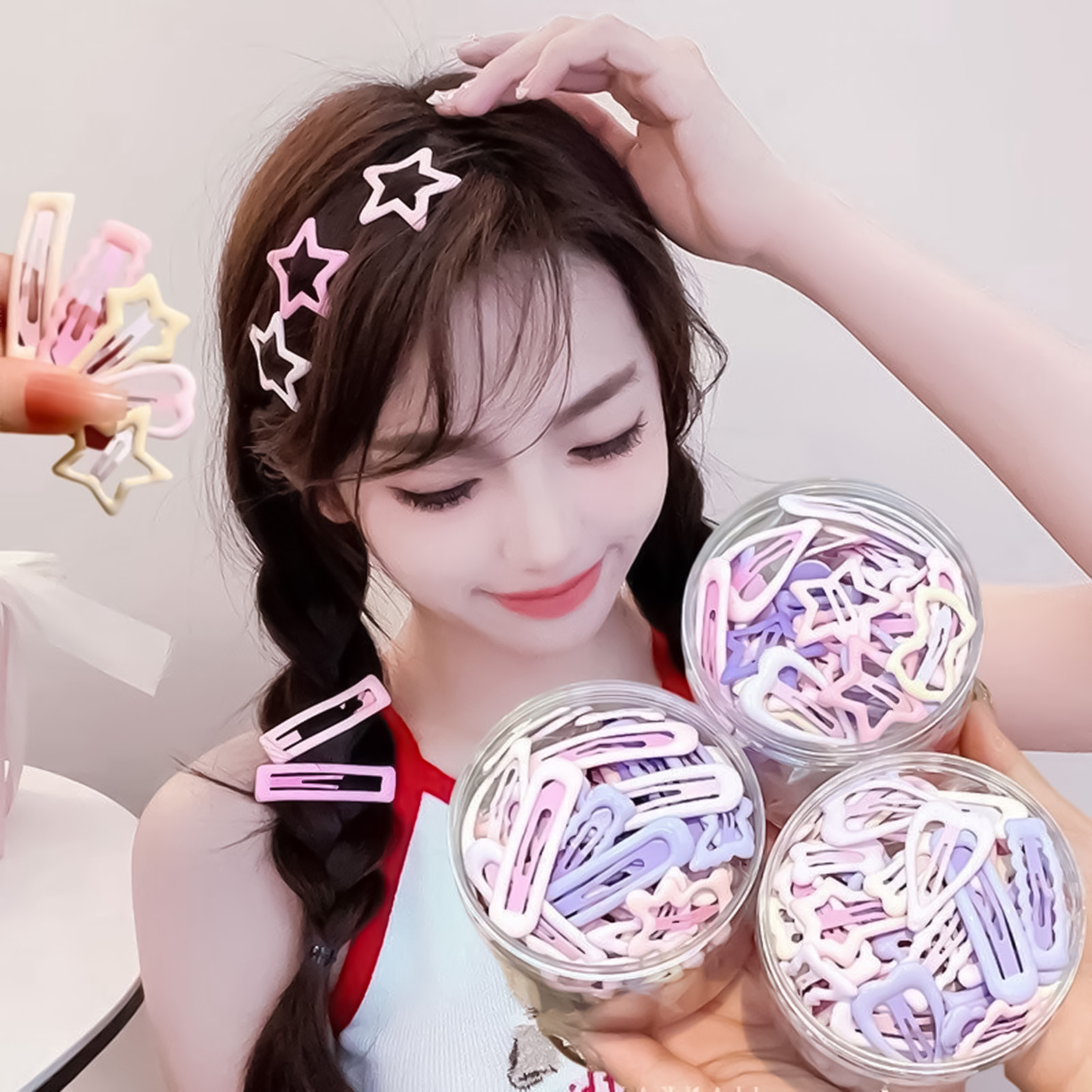 3 STKS Zoete stijl hoofddeksel - The Korean Lifestyle recensie en prijs