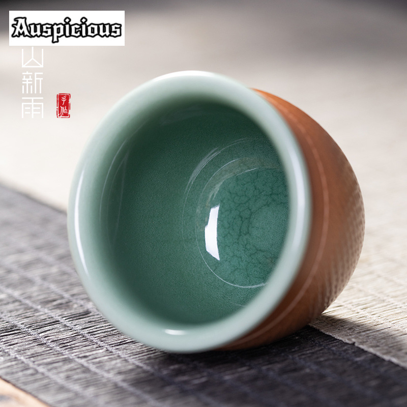 50Ml Handgemaakt Mes Springen  - Celadon Ceramic Cup recensie en prijs